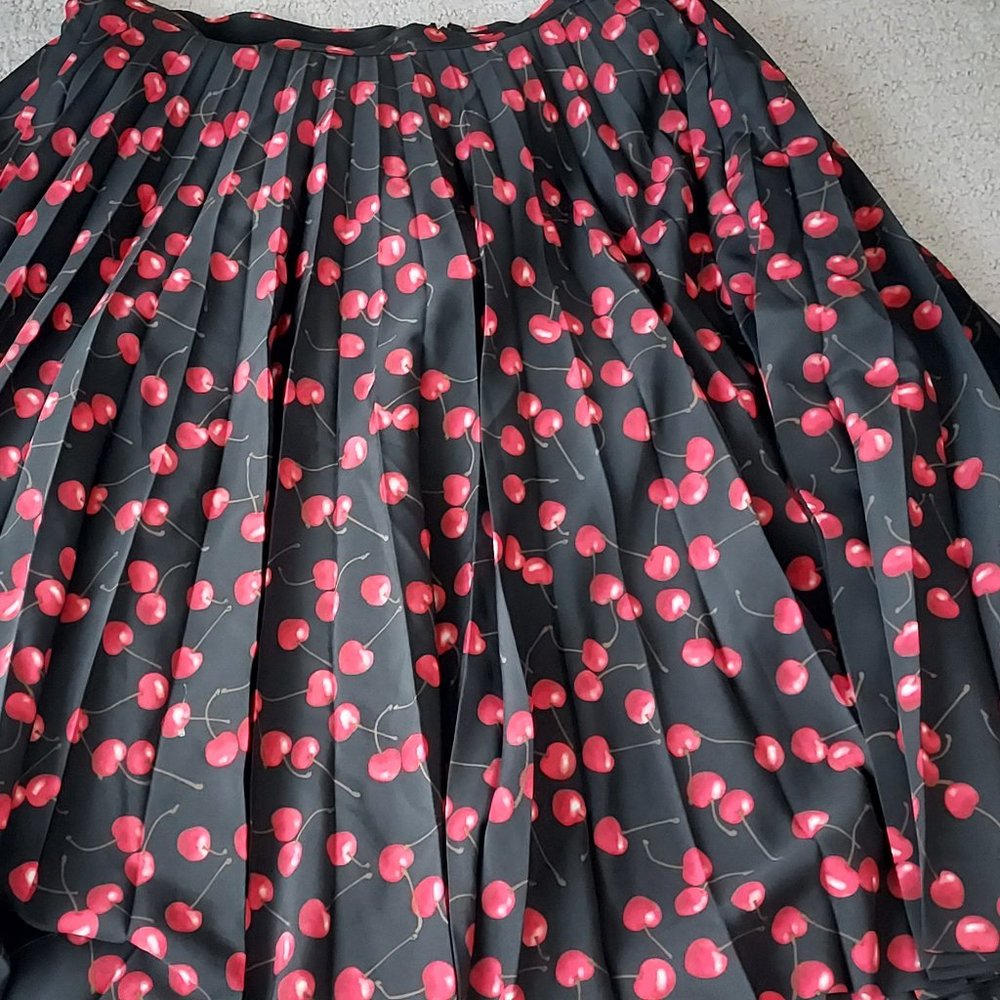 J.crew cherry design long skirt